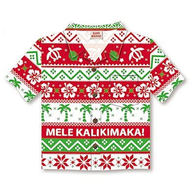 ugly hawaiian christmas sweater
