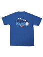 Surf Hawaii Blue Cotton Men&#39;s Hawaiian T-Shirt