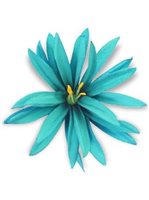 Turquoise Spider Lily Hair Stem