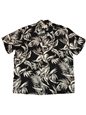 Paradise Found Tropical Paradise Black Rayon Men&#39;s Hawaiian Shirt