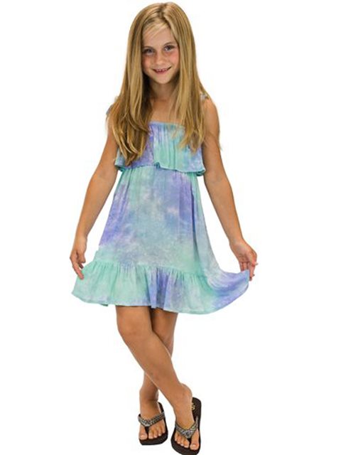 girls purple summer dress