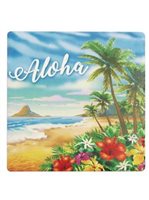 Aloha Coastal Sandstone Coasters