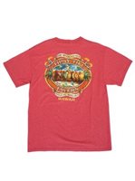 Vintage Tipsy Tiki Red Men's Hawaiian T-Shirt