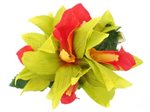 Green & Red Small Hair Clip 4" Orchid