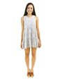 Angels by the Sea Pineapple White/Navy Ala Short Dress