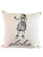 SoHa Living Hula Girl Aloha Pillow Cover