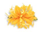 Saffron Yellow Large Spider Lily Hair Clip 6"