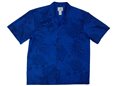 Two Palms Monstera Ceres Blue Cotton Men&#39;s Hawaiian Shirt