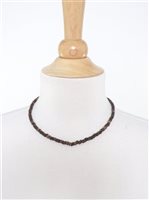 Brown  Coconut Necklace Small