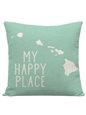 SoHa Living This Is My Happy Place Aqua Pillow Cover