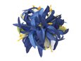Blue Small Spider Lily Hair Clip 4.5&quot;