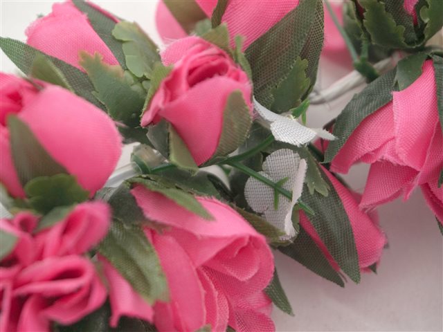 ダブルローズバッドハクレイ（花冠） [ピンク] | AlohaOutlet (アロハアウトレット)