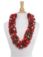 Red Double Rose Bud Lei