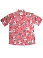 Ky&#39;s Pineapple Red Men&#39;s Hawaiian Shirt
