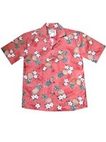 Ky's Pineapple Red Men's Hawaiian Shirt