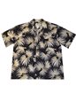 Ky&#39;s Palm Black Men&#39;s Hawaiian Shirt