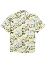 Ky's Tropical Fish White Men's Hawaiian Shirt