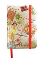 Island Heritage Stamped with Aloha Foil Note Book with Elastic Band S/L