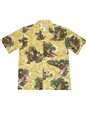 Ky&#39;s Tiki Hut Yellow Men&#39;s Hawaiian Shirt