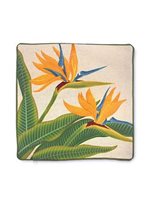 Island Heritage Bird of Paradise   Cotton Linen Embroidered Pillow Cover