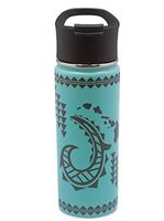 Island Heritage Tribal Hook - Teal Island Flask Tumbler