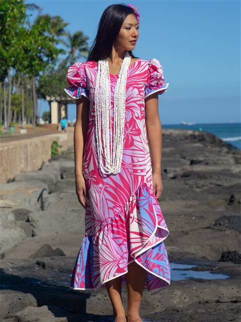 hawaiian print muumuu