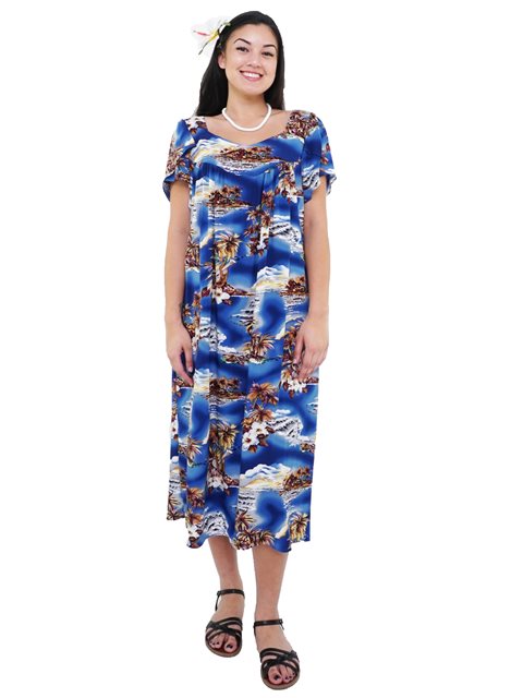 Hawaiian Muumuu Dress ...