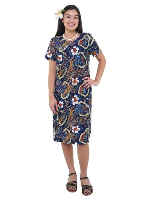 vintage luau dress
