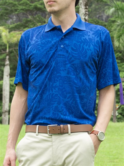 Royal blue golf best sale shirt