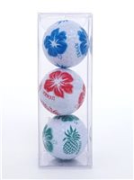 Hibiscus and Pineapple Golf Ball Mix