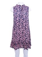 Angels by the Sea Pink Rayon Floral Short Dress