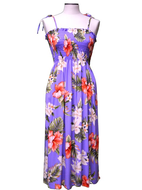 purple tube dress