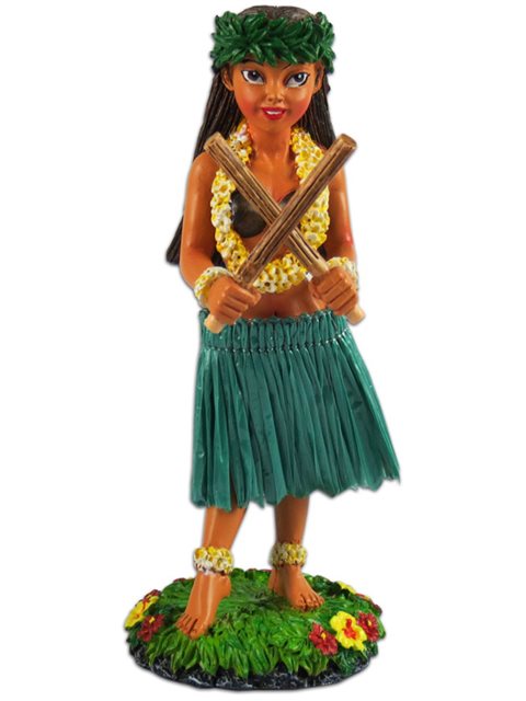 hawaiian dashboard doll