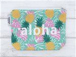 Yellow Pineapple Accessory Pouch