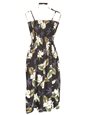 Ky&#39;s Classic Orchid Black Cotton Tube Dress