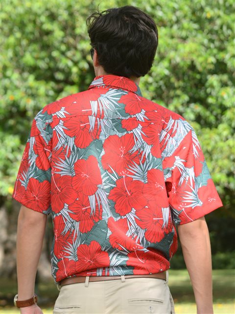 hibiscus hawaiian shirt
