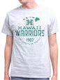 UH Warriors 1907 Grey Polycotton Men&#39;s Hawaiian T-Shirt