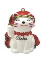 Island Heritage Holiday Lucky Cat Christmas Ornament