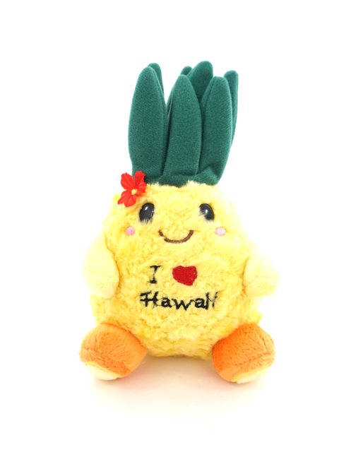 希少 ビンテージ Aloha! HAWAII ハワイ パイナップル ぬいぐるみ アロハ ハワイ、パイナップル、黄色、緑、ビンテージ ぬいぐるみ