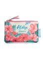 Hibiscus Bloom Woven Pouch