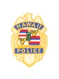 KC Hawaii HAWAII POLICE Embroidery Patch