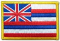 KC Hawaii Hawaiian Flag Embroidery Patch