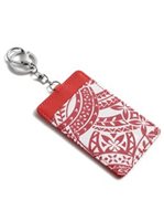 Happy Wahine April Tapa  Red Card Case