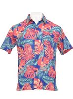 Coral of the Sea Tropic Madness Polyester Men's Hawaiian Shirt