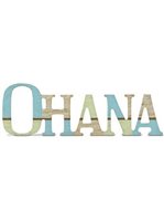 Island Heritage 'Ohana' Laser-Cut Wood Sign