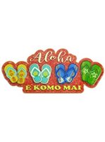KC Hawaii Aloha Slipper Table Sign