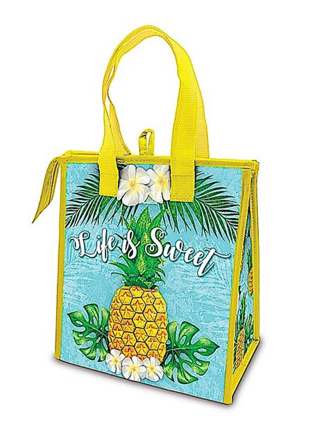 pineapple insulated lunch bag