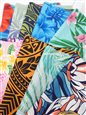Cotton / Polyester Pre-Cut Hawaiian Fabric 10 pieces set