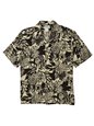 Two Palms Wild Pineapple Black Rayon Men&#39;s Hawaiian Shirt