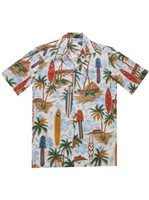 Aloha Republic メンズ アロハシャツ [アロハリパブリックサーフ/サンド/コットン]
